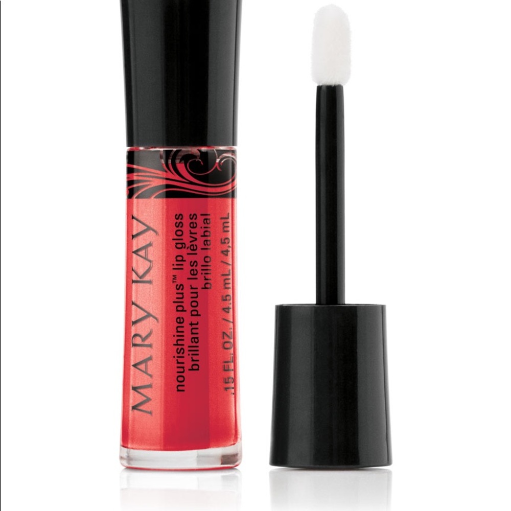 Mary Kay NouriShine Plus Lip Gloss Rock N  Red - Picture 12 of 16